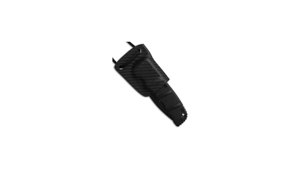 Linos Kydex Sheath for Boker Kalashnikov w/ Neck Cord, Black, 3 inch, BHQ-68495