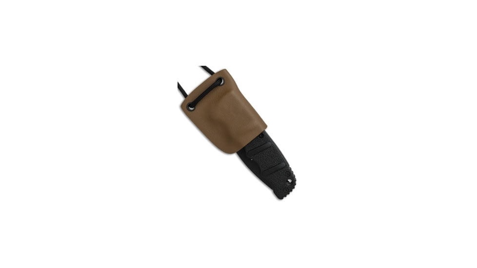 Linos Kydex Sheath for Boker Kalashnikov w/ Neck Cord, Coyote Brown, 3 inch, BHQ-68497