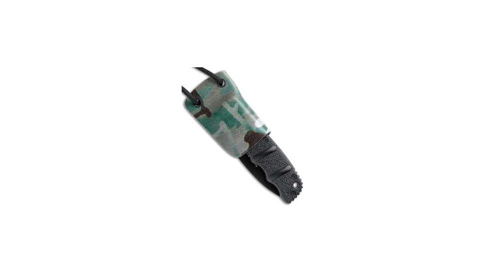 Linos Kydex Sheath for Boker Kalashnikov w/ Neck Cord, Green Camo, 3 inch, BHQ-51197