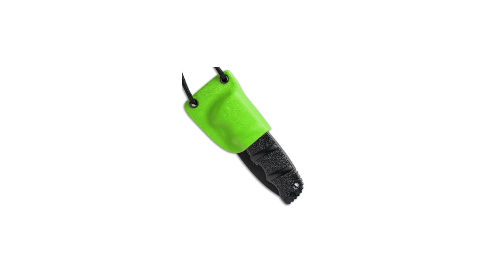 Linos Kydex Sheath for Boker Kalashnikov w/ Neck Cord, Neon Green, 3 inch, BHQ-51196