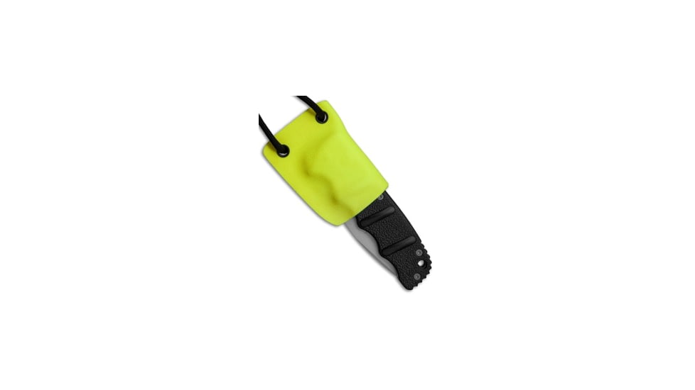 Linos Kydex Sheath for Boker Kalashnikov w/ Neck Cord, Yellow, 3 inch, BHQ-68496