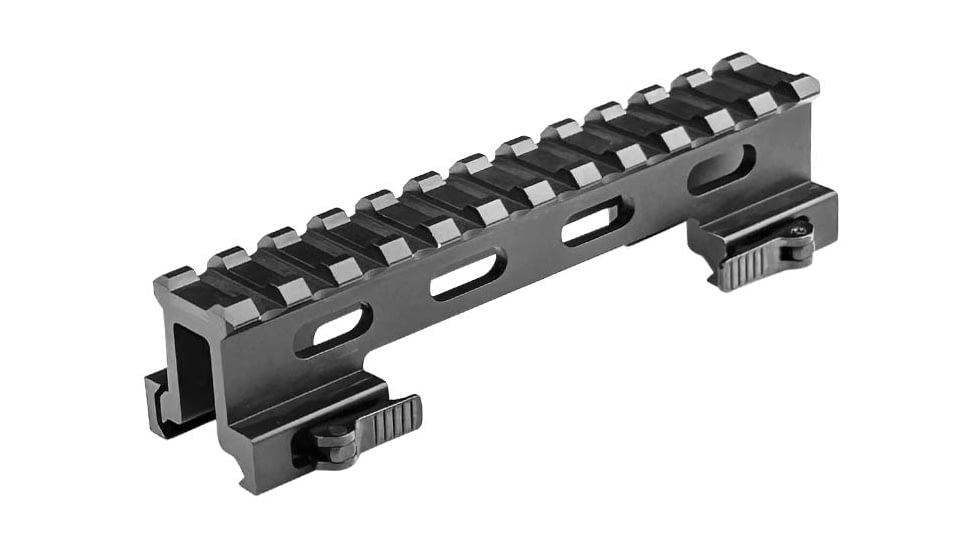 Lion Gears Quick Release Tactical Picatinny 1in Riser, 5in Long with 12 Slots, LG-BM1210QR