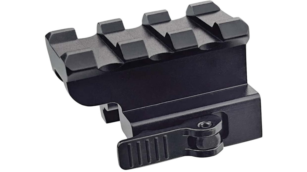 Lion Gears Quick Release Tactical Picatinny .75in Riser, 1.45in Long with 3 Slots, LG-BM0307QR