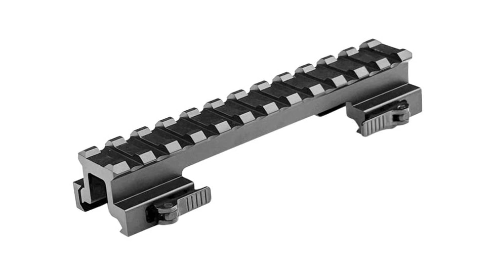 Lion Gears Quick Release Tactical Picatinny .75in Riser, 5in Long with 12 Slots, LG-BM1207QR