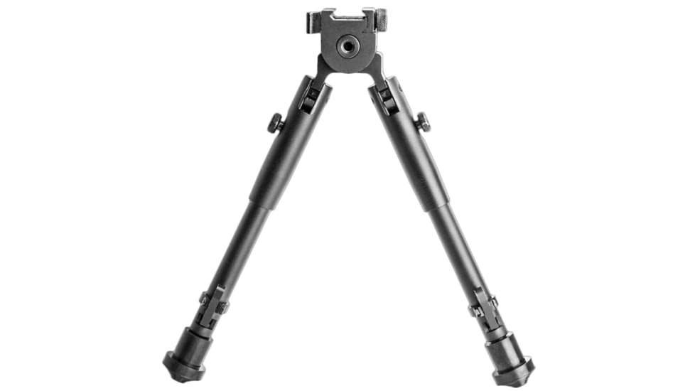 Lion Gears Scout-Pod Tactical Button-Lock Folding Bi-pods with Integrated Picatinny/Weaver Mounting Deck, 8.5in - 10.6in, LG-SP-BL09