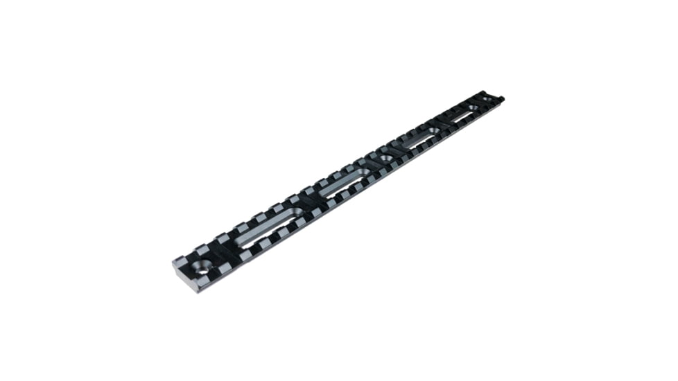 Lion Gears Tactical 25-Slot Picatinny Rail Mount, 10in Long, Black, Long, BM25S