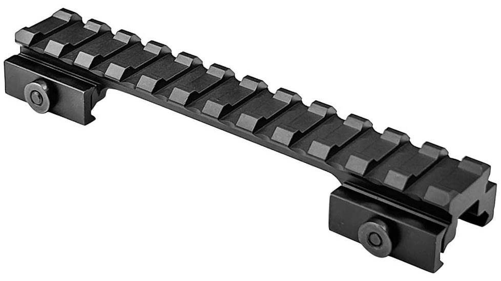 Lion Gears Tactical Picatinny 0.5 12-Slot Quick Release Riser Mount, 5in Long, Black, Low, BM1205QR