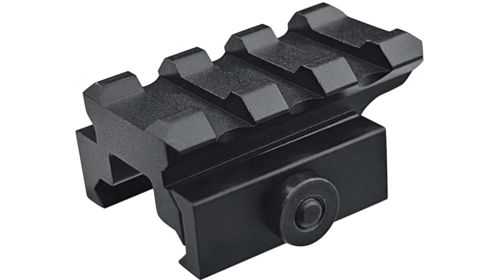 Lion Gears Tactical Picatinny 0.5 3-Slot Quick Release Riser Mount, 1.45in Long, Black, Low, BM0305QR