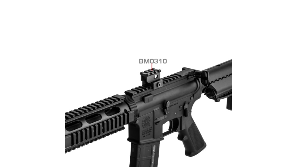 Lion Gears Tactical Picatinny 1in Riser, 1.45in Long with 3 Slots, LG-BM0310