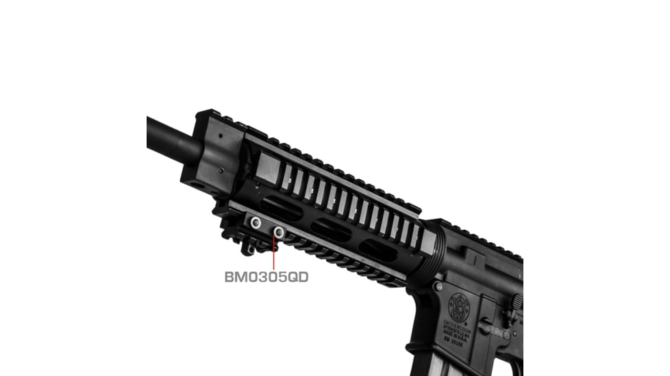 Lion Gears Tactical Picatinny .5in Riser, 1.45in Long with 3 Slots, Built-in Swivel Mounting Base, LG-BM0305QD