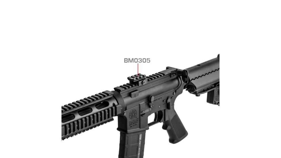 Lion Gears Tactical Picatinny .5in Riser, 1.45in Long with 3 Slots, LG-BM0305