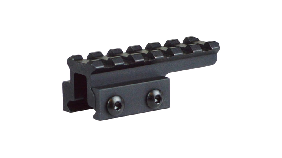 Lion Gears Tactical Picatinny 0.75" 6-Slot Riser Mount, 2.5in Long, Black, Medium, BM0607EX