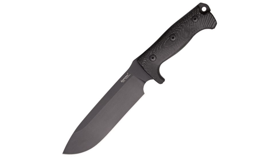 Lionsteel Fixed Blade, Black, Knife LSTM7MB