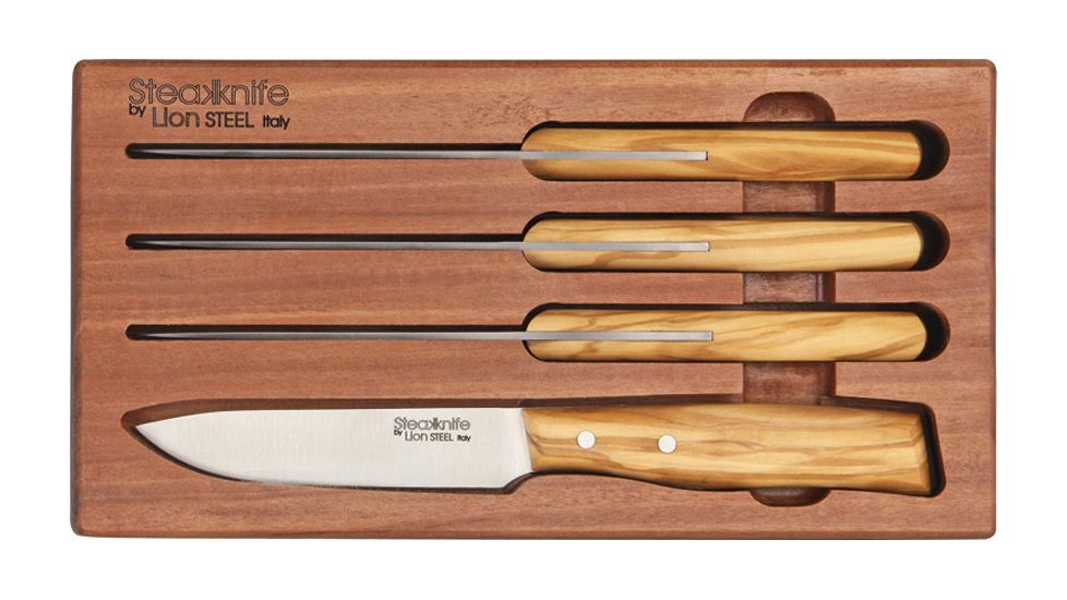 Lionsteel Four Piece Steak Knife Set, Knife LST9001SUL