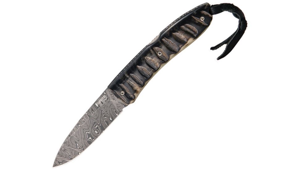 Lionsteel Opera Damascus Rams Horn, Knife LST8800DMN