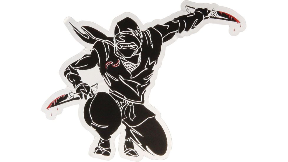 Liong Mah Designs Ninja Sticker Fixed Blade Knife, Handle LMDS