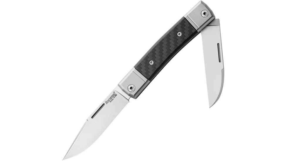 Lionsteel BestMan BM13 Slipjoint CF Folding Knife, Satin finish Bohler M390 stainless clip and Wharnc, Carbon fiber handle, BM13 CF