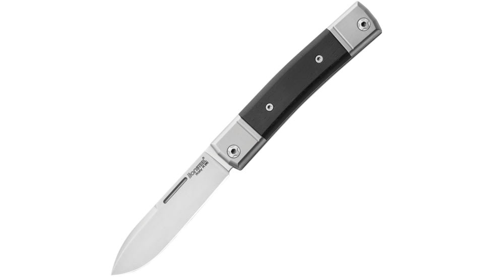 Lionsteel BestMan BM2 Slip Joint Folding Knife, Ebony wood handle, BM2 EB