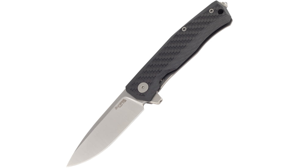 Lionsteel Myto Framelock Folding Knife, Carbon fiber handle with titanium back handle, MT01 CF