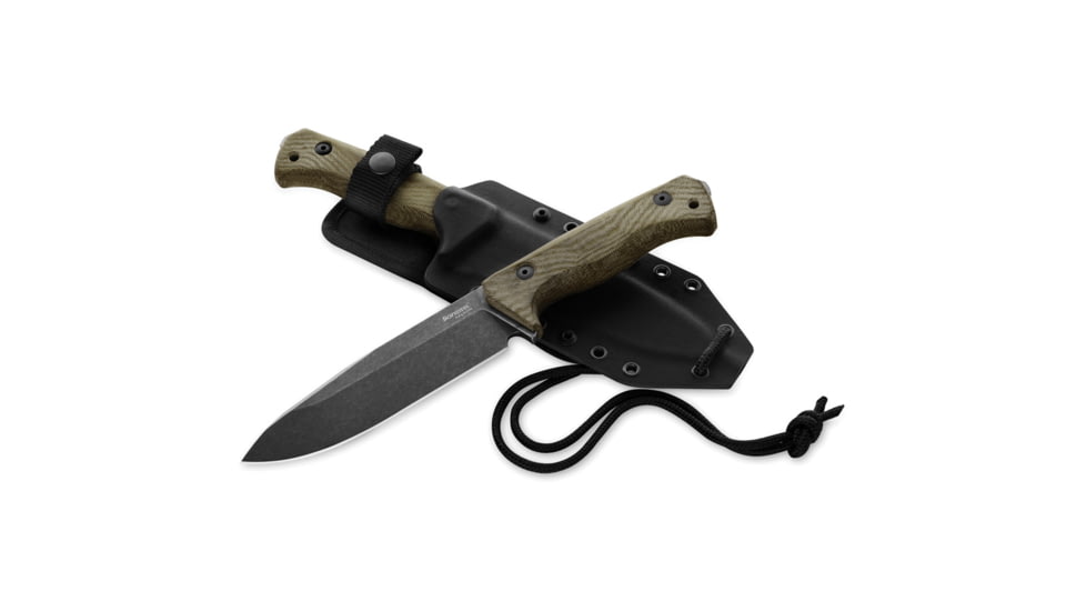 Lionsteel T6 Fixed Blade Black/Green