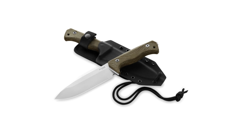 Lionsteel T6 Fixed Blade Natural Micarta