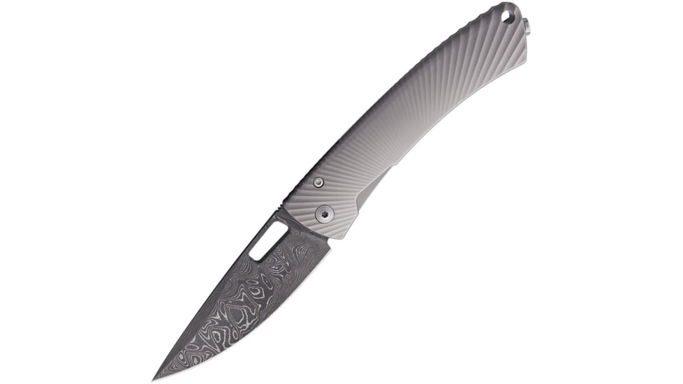 Lionsteel TiSpine Framelock Gray Folding Knife, TS1DS GM