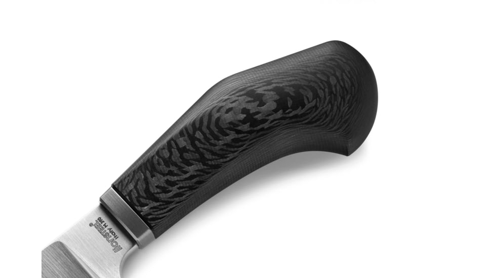 Lionsteel Willy Fixed Blade Knife, 3.1in, M390 Steel, Drop Point, Carbon Fiber/Ti Handle, Carbon Fiber, WL1 CF