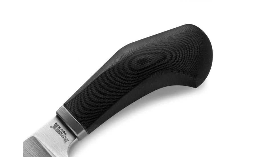 Lionsteel Willy Fixed Blade Knife, 3.1in, M390 Steel, Drop Point, G10/Ti Handle, Black, WL1 GBK