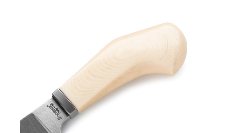 Lionsteel Willy Fixed Blade Knife, 3.1in, M390 Steel, Drop Point, Micarta/Ti Handle, Ivory, WL1 MW