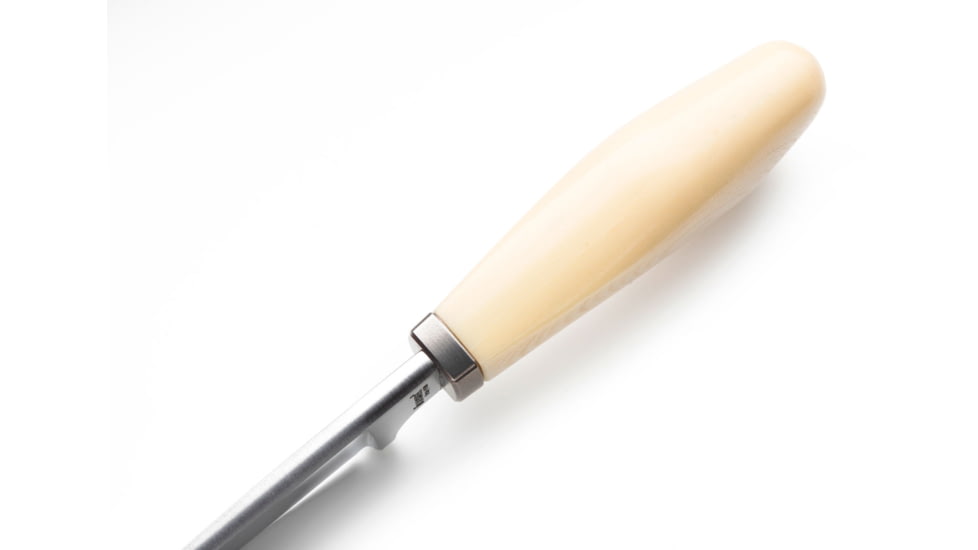 Lionsteel Willy Fixed Blade Knife, 3.1in, M390 Steel, Drop Point, Micarta/Ti Handle, Ivory, WL1 MW
