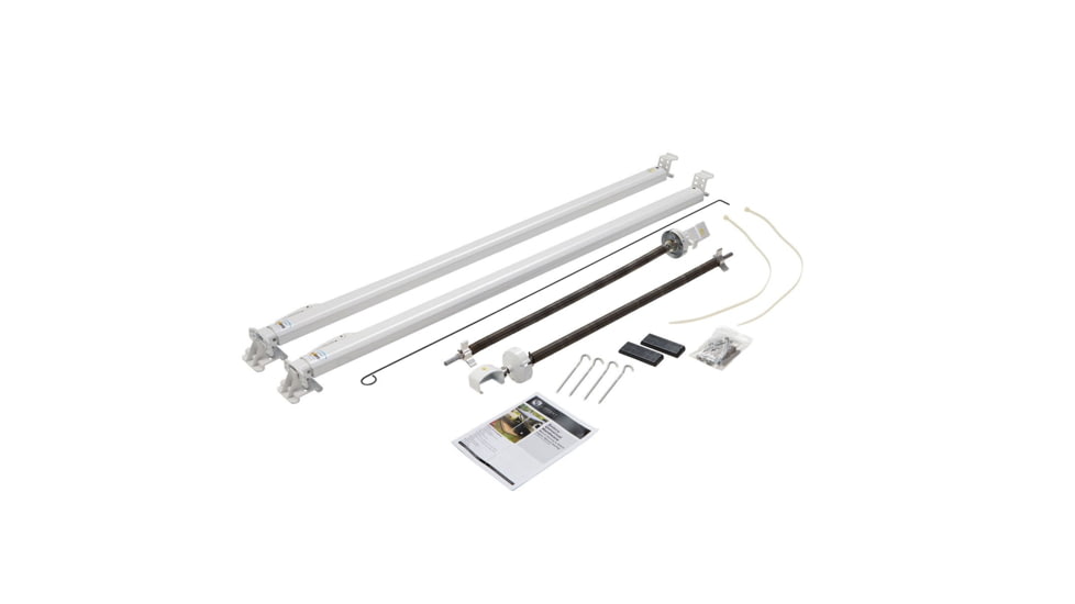 Lippert Classic Universal Awning Hardware Kit 63 68 Short, White, Short, 434716