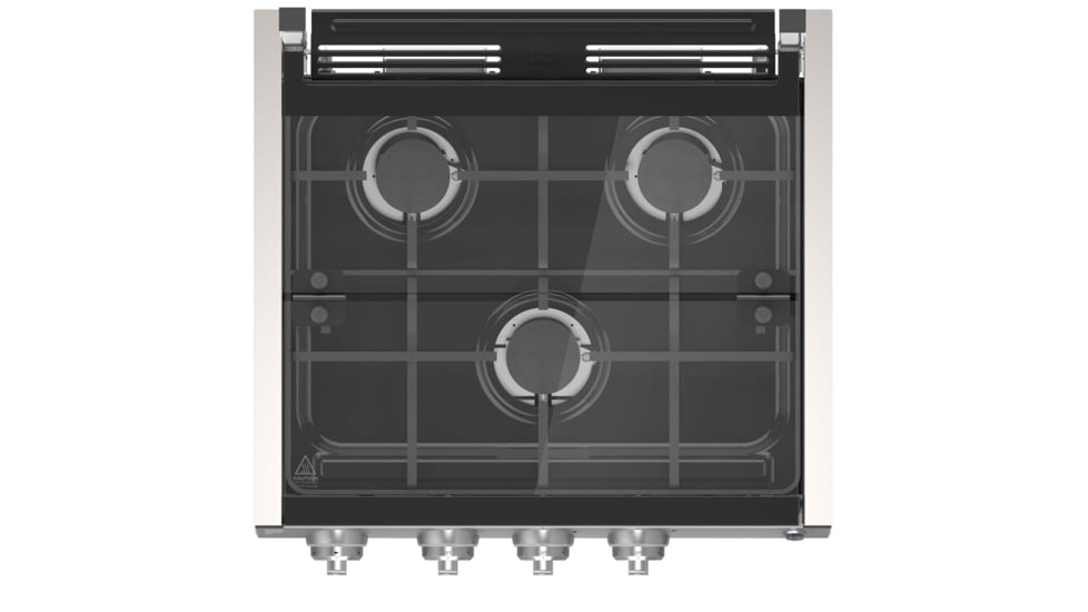 Lippert 758799 Slide In 3 Burner SS w/ Wired Grate, FGHWCLDA-SS