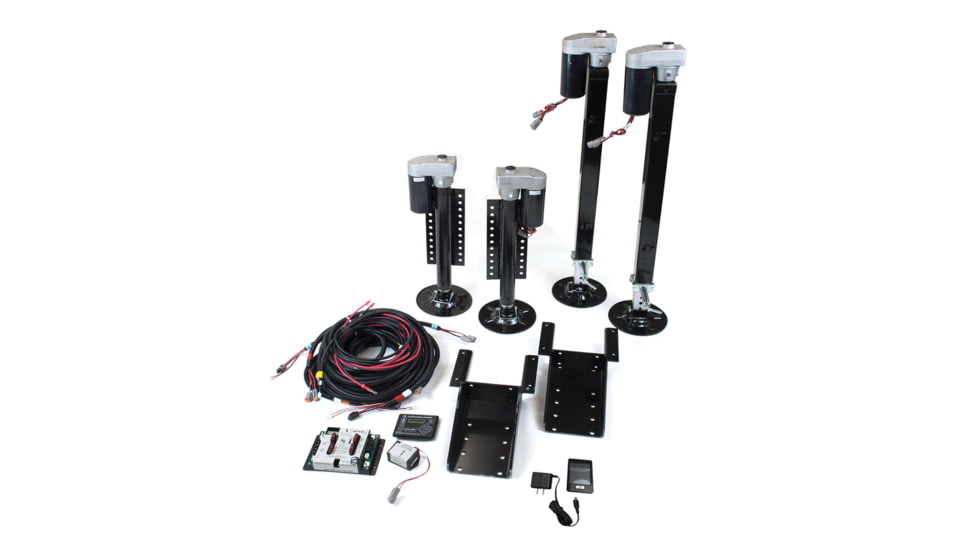 Lippert Ground Control 12V Wireless Electric RV Leveling System 5Th Wheel, 358590