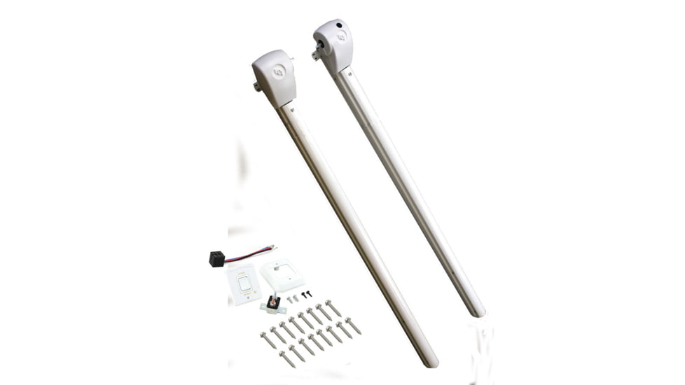 Lippert Solera Standard Power Hardware Kit, Pitched Speaker Head, White, 351394