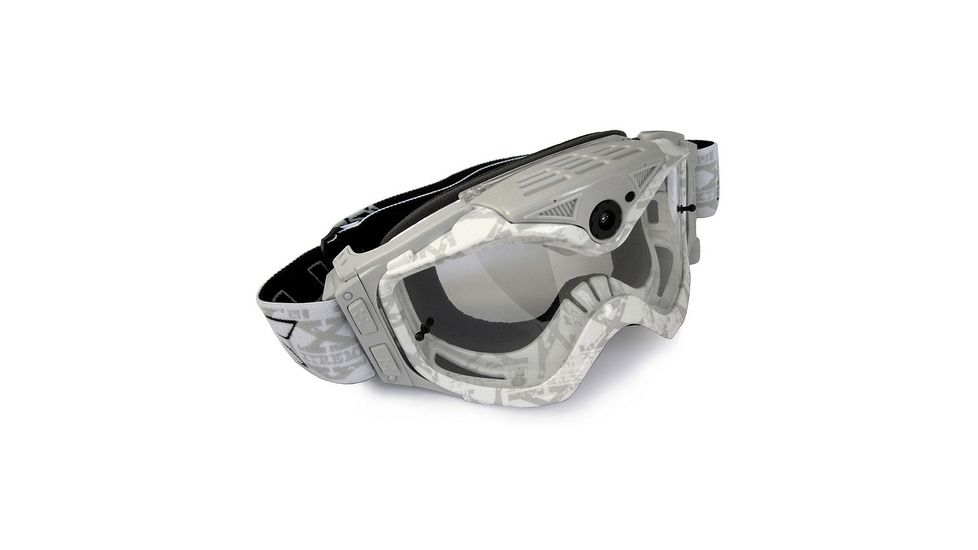 Liquid Image Impact Off Road Goggles, 1080p HD 5mp Video Camera WHT
