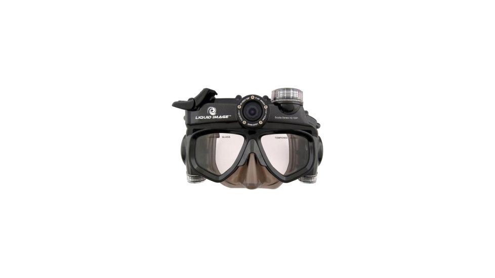 Liquid Image Scuba Series Wide Angle 12MP Waterproof HD Camera Goggles, Black