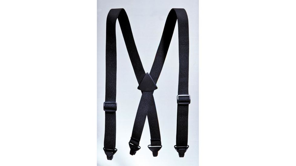Liston Concepts Grip Clip Suspenders - Black 33010