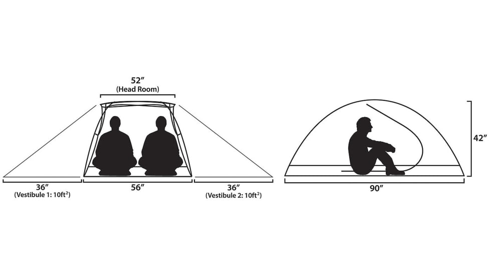 LiteFighter Catamount Mountaineering Tent - 2 Person