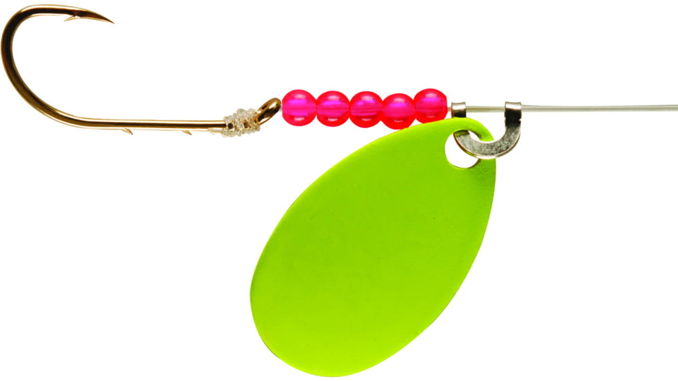 Little Joe Walleye Spinner, Chartreuse, 6/Strip Carded, LR777