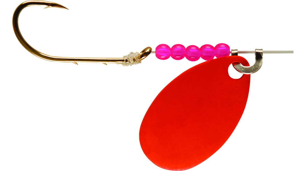 Little Joe Walleye Spinner, Fluorescent Red, LR775