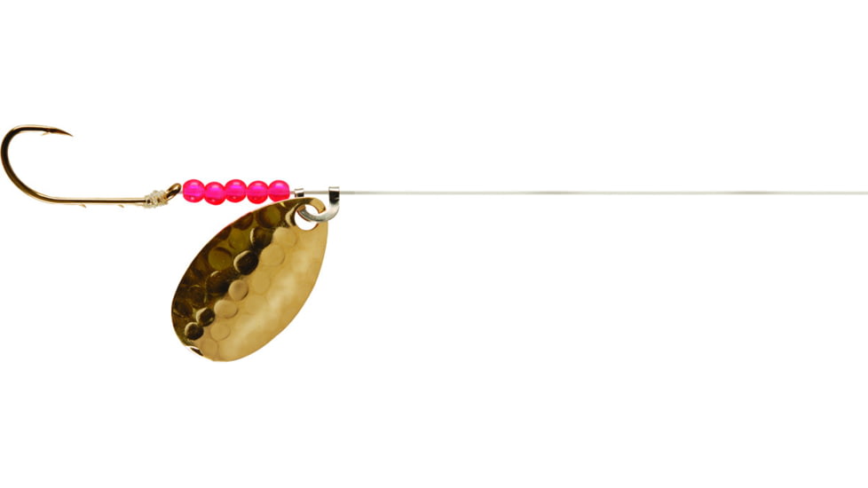 Little Joe Walleye Spinner, Hammered Gold, 6/Strip Carded, LR783