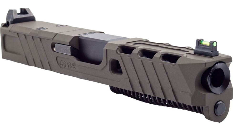 Live Free Armory Completed LF19 Raptor Slide with RMR Cut, Glock 19 Gen 3, OD Green, G319R334031FC