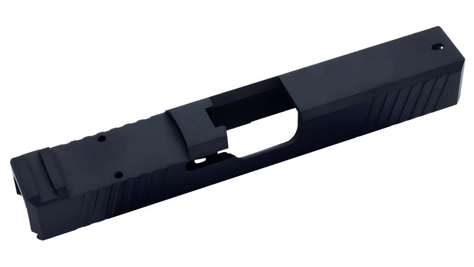 Live Free Armory LF19 Chamfered Series Pistol Slide w/ No RMR Optic Cut, Glock 19, Black, G319CH111162F