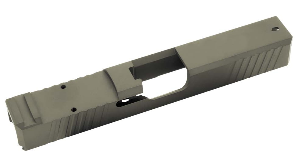 Live Free Armory LF19 Chamfered Series Pistol Slide w/ No RMR Optic Cut, Glock 19, Flat Dark Earth, G319CH311172F