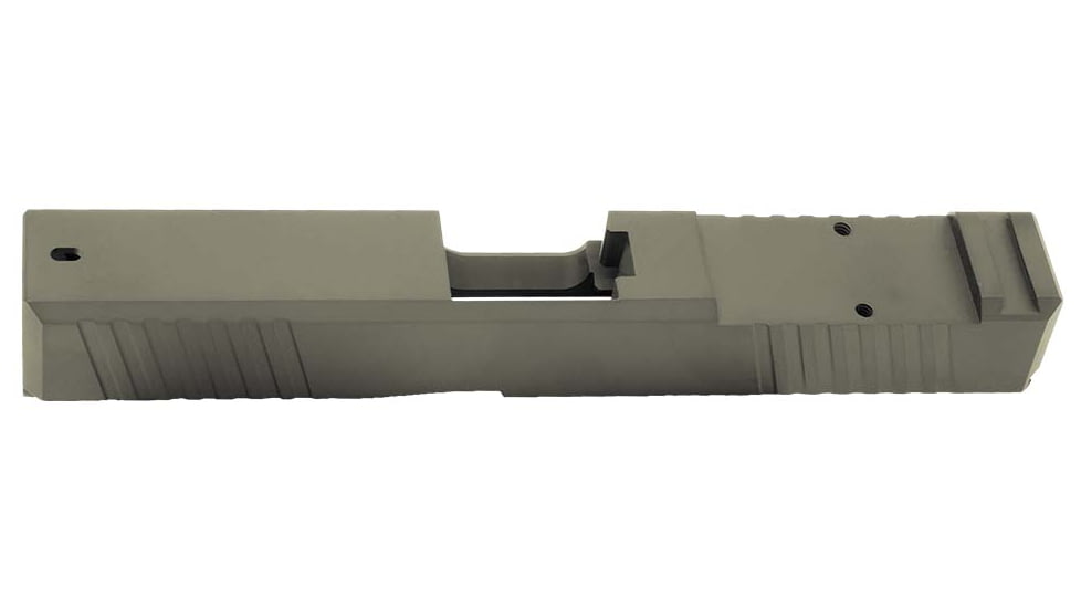 Live Free Armory LF19 Chamfered Series Pistol Slide w/ No RMR Optic Cut, Glock 19, Flat Dark Earth, G319CH311172F