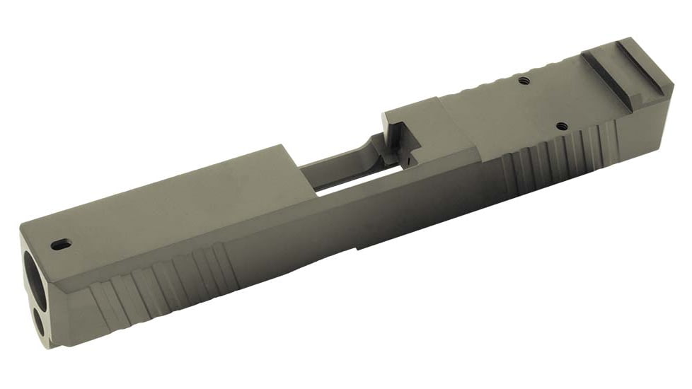 Live Free Armory LF19 Chamfered Series Pistol Slide w/ No RMR Optic Cut, Glock 19, Flat Dark Earth, G319CH311172F