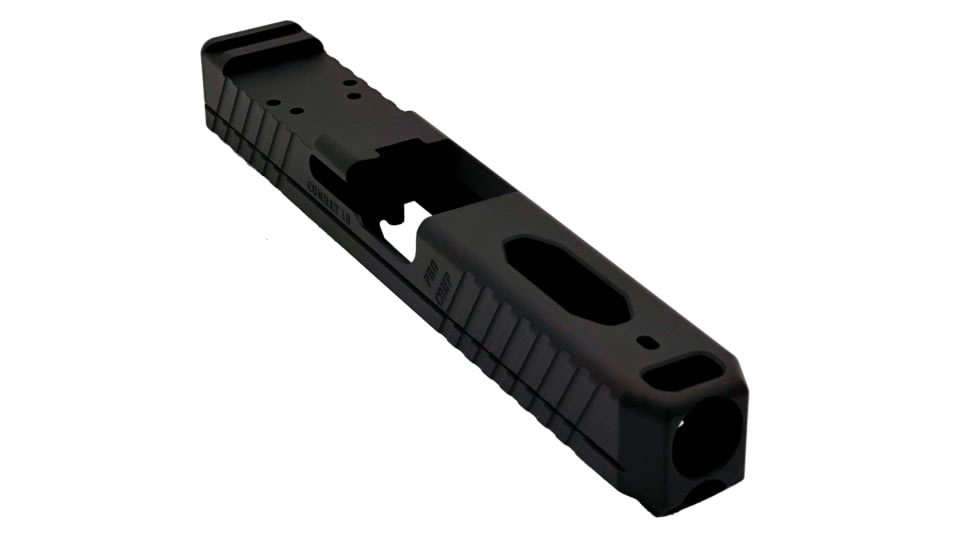 Live Free Armory LF19 Combat Slide with RMR Cut &amp; Integrated Compensator, Glock 19 Gen 3, Black, G319CC195011F