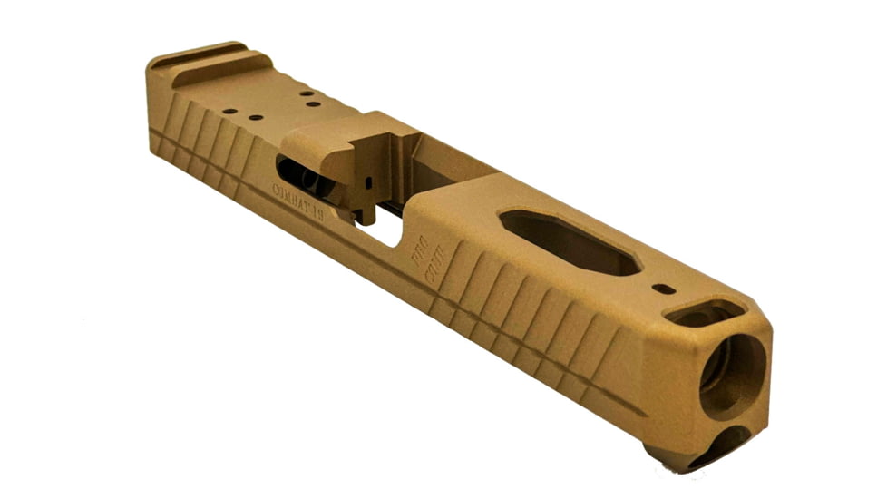 Live Free Armory LF19 Combat Slide with RMR Cut &amp; Integrated Compensator, Glock 19 Gen 3, Burnt Bronze, G319CC495041F