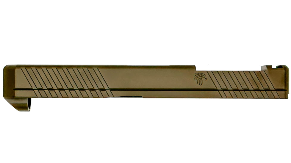 Live Free Armory LF19 Combat Slide with RMR Cut &amp; Integrated Compensator, Glock 19 Gen 3, OD Green, G319CC395031F