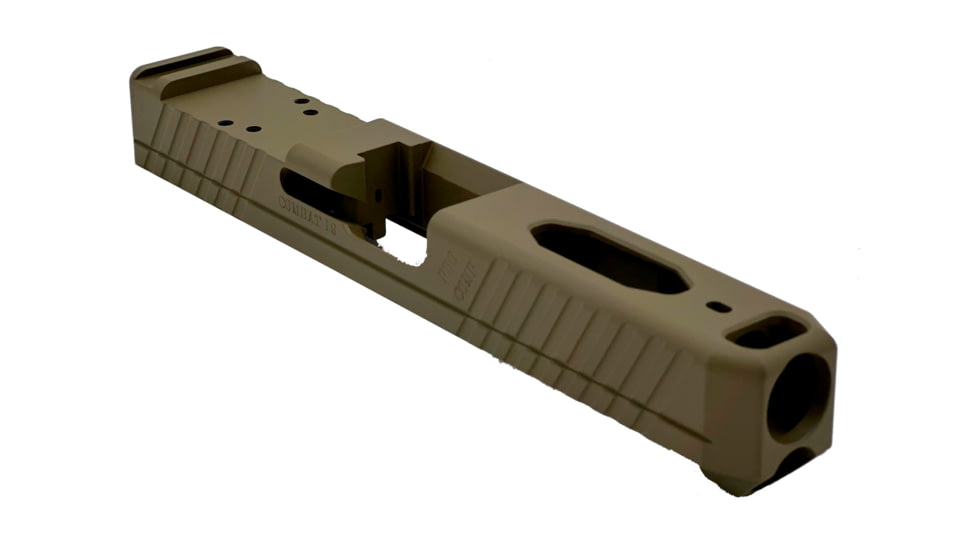 Live Free Armory LF19 Combat Slide with RMR Cut &amp; Integrated Compensator, Glock 19 Gen 3, OD Green, G319CC395031F